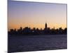 Empire State Building and Mid Town Skyline at Dawn, Manhattan, New York City, USA-Amanda Hall-Mounted Photographic Print