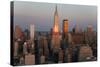 Empire State Building and Midtown Manhattan, New York, USA-Peter Adams-Stretched Canvas