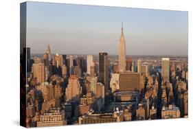 Empire State Building and Midtown Manhattan, New York, USA-Peter Adams-Stretched Canvas