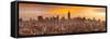 Empire State Building and Midtown Skyline, Manhattan, New York City, USA-Jon Arnold-Framed Stretched Canvas