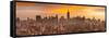 Empire State Building and Midtown Skyline, Manhattan, New York City, USA-Jon Arnold-Framed Stretched Canvas