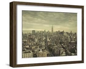 Empire State Building and Midtown Skyline, Manhattan, New York City, USA-Jon Arnold-Framed Photographic Print