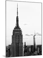 Empire State Building and One World Trade Center (1 WTC), Manhattan, New York-Philippe Hugonnard-Mounted Photographic Print