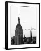 Empire State Building and One World Trade Center (1 WTC), Manhattan, New York-Philippe Hugonnard-Framed Premium Photographic Print