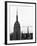 Empire State Building and One World Trade Center (1 WTC), Manhattan, New York-Philippe Hugonnard-Framed Premium Photographic Print