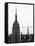 Empire State Building and One World Trade Center (1 WTC), Manhattan, New York-Philippe Hugonnard-Framed Stretched Canvas