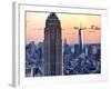 Empire State Building and One World Trade Center at Sunset, Midtown Manhattan, New York City, US-Philippe Hugonnard-Framed Photographic Print