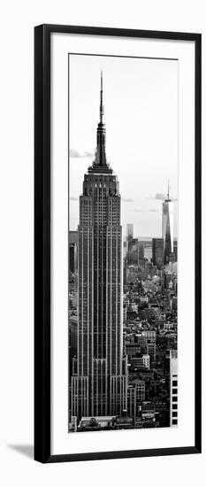 Empire State Building and One World Trade Center at Sunset, Midtown Manhattan, New York City-Philippe Hugonnard-Framed Photographic Print