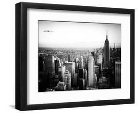 Empire State Building and One World Trade Center at Sunset, Midtown Manhattan, New York City-Philippe Hugonnard-Framed Photographic Print