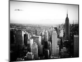 Empire State Building and One World Trade Center at Sunset, Midtown Manhattan, New York City-Philippe Hugonnard-Mounted Photographic Print