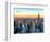 Empire State Building and One World Trade Center at Sunset, Midtown Manhattan, New York City-Philippe Hugonnard-Framed Premium Photographic Print