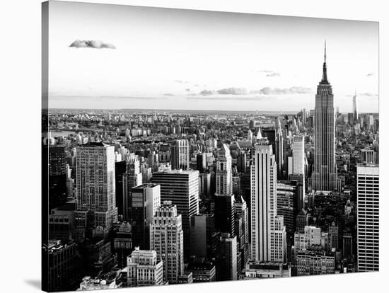 Empire State Building and One World Trade Center at Sunset, Midtown Manhattan, New York City-Philippe Hugonnard-Stretched Canvas