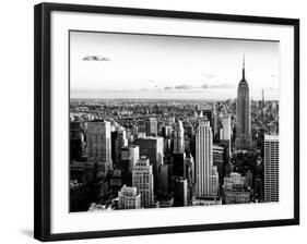 Empire State Building and One World Trade Center at Sunset, Midtown Manhattan, New York City-Philippe Hugonnard-Framed Photographic Print