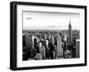 Empire State Building and One World Trade Center at Sunset, Midtown Manhattan, New York City-Philippe Hugonnard-Framed Premium Photographic Print