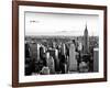 Empire State Building and One World Trade Center at Sunset, Midtown Manhattan, New York City-Philippe Hugonnard-Framed Photographic Print