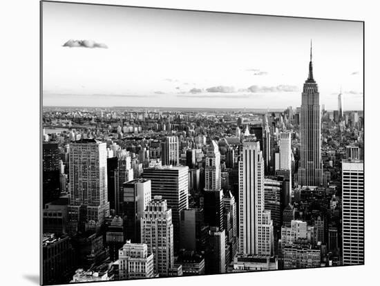 Empire State Building and One World Trade Center at Sunset, Midtown Manhattan, New York City-Philippe Hugonnard-Mounted Photographic Print