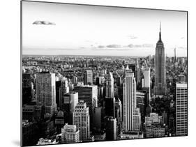 Empire State Building and One World Trade Center at Sunset, Midtown Manhattan, New York City-Philippe Hugonnard-Mounted Photographic Print