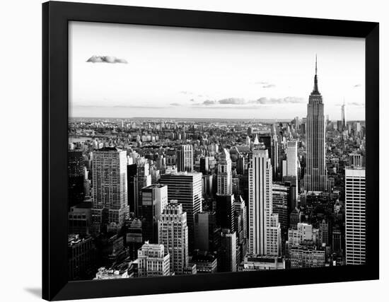 Empire State Building and One World Trade Center at Sunset, Midtown Manhattan, New York City-Philippe Hugonnard-Framed Photographic Print