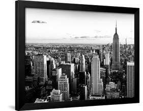 Empire State Building and One World Trade Center at Sunset, Midtown Manhattan, New York City-Philippe Hugonnard-Framed Photographic Print