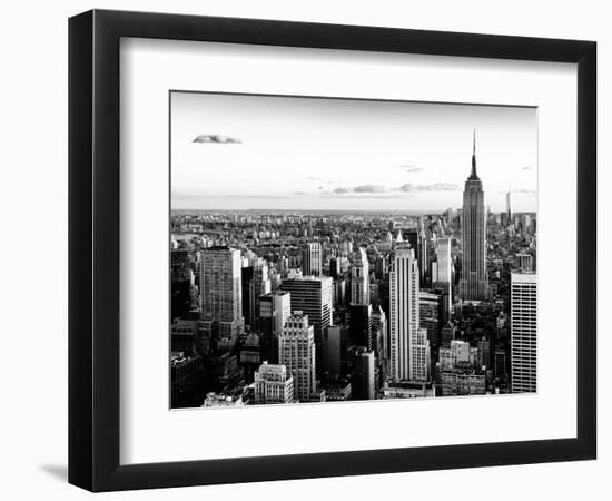 Empire State Building and One World Trade Center at Sunset, Midtown Manhattan, New York City-Philippe Hugonnard-Framed Photographic Print