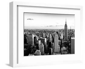 Empire State Building and One World Trade Center at Sunset, Midtown Manhattan, New York City-Philippe Hugonnard-Framed Photographic Print