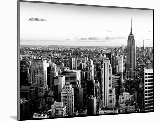 Empire State Building and One World Trade Center at Sunset, Midtown Manhattan, New York City-Philippe Hugonnard-Mounted Photographic Print