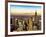 Empire State Building and One World Trade Center at Sunset, Midtown Manhattan, New York City-Philippe Hugonnard-Framed Photographic Print