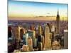 Empire State Building and One World Trade Center at Sunset, Midtown Manhattan, New York City-Philippe Hugonnard-Mounted Photographic Print