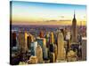 Empire State Building and One World Trade Center at Sunset, Midtown Manhattan, New York City-Philippe Hugonnard-Stretched Canvas