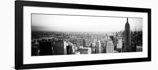 Empire State Building and One World Trade Center at Sunset, Midtown Manhattan, New York City-Philippe Hugonnard-Framed Photographic Print