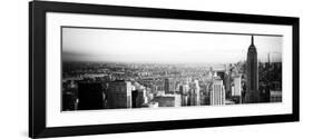 Empire State Building and One World Trade Center at Sunset, Midtown Manhattan, New York City-Philippe Hugonnard-Framed Photographic Print