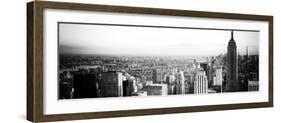 Empire State Building and One World Trade Center at Sunset, Midtown Manhattan, New York City-Philippe Hugonnard-Framed Photographic Print