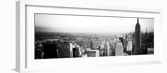 Empire State Building and One World Trade Center at Sunset, Midtown Manhattan, New York City-Philippe Hugonnard-Framed Photographic Print