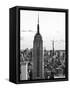 Empire State Building and One World Trade Center at Sunset, Midtown Manhattan, NYC-Philippe Hugonnard-Framed Stretched Canvas
