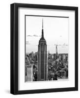 Empire State Building and One World Trade Center at Sunset, Midtown Manhattan, NYC-Philippe Hugonnard-Framed Photographic Print