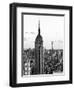 Empire State Building and One World Trade Center at Sunset, Midtown Manhattan, NYC-Philippe Hugonnard-Framed Photographic Print