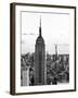 Empire State Building and One World Trade Center at Sunset, Midtown Manhattan, NYC-Philippe Hugonnard-Framed Premium Photographic Print