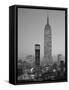 Empire State Building at Night-GE Kidder Smith-Framed Stretched Canvas