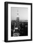 Empire State Building at Sunset, View from 5AV & 42nd Street, New York-null-Framed Photographic Print