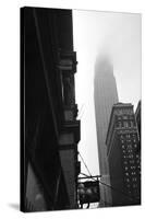 Empire State Building Burning after Plane Crash-null-Stretched Canvas