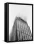 Empire State Building Burning after Plane Crash-Charles Seawood-Framed Stretched Canvas