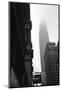 Empire State Building Burning after Plane Crash-null-Mounted Photographic Print