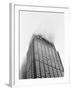 Empire State Building Burning after Plane Crash-Charles Seawood-Framed Photographic Print