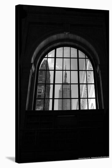 Empire State Building from Bryant Park-null-Stretched Canvas