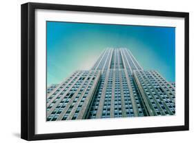 Empire State Building From Street-null-Framed Photo