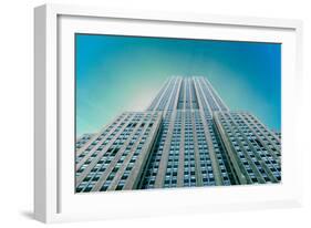 Empire State Building From Street-null-Framed Photo