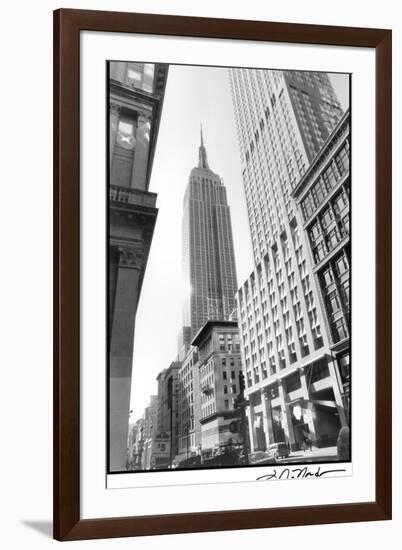 Empire State Building III-Laura Denardo-Framed Art Print