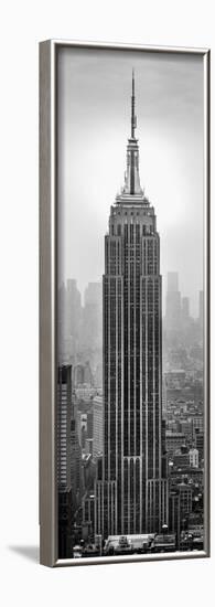 Empire State Building in a City, Manhattan, New York City, New York State, USA-null-Framed Photographic Print