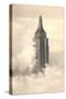 Empire State Building in the Clouds-null-Stretched Canvas