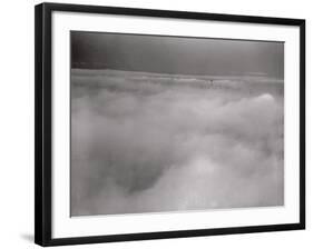 Empire State Building in the Fog-null-Framed Photographic Print